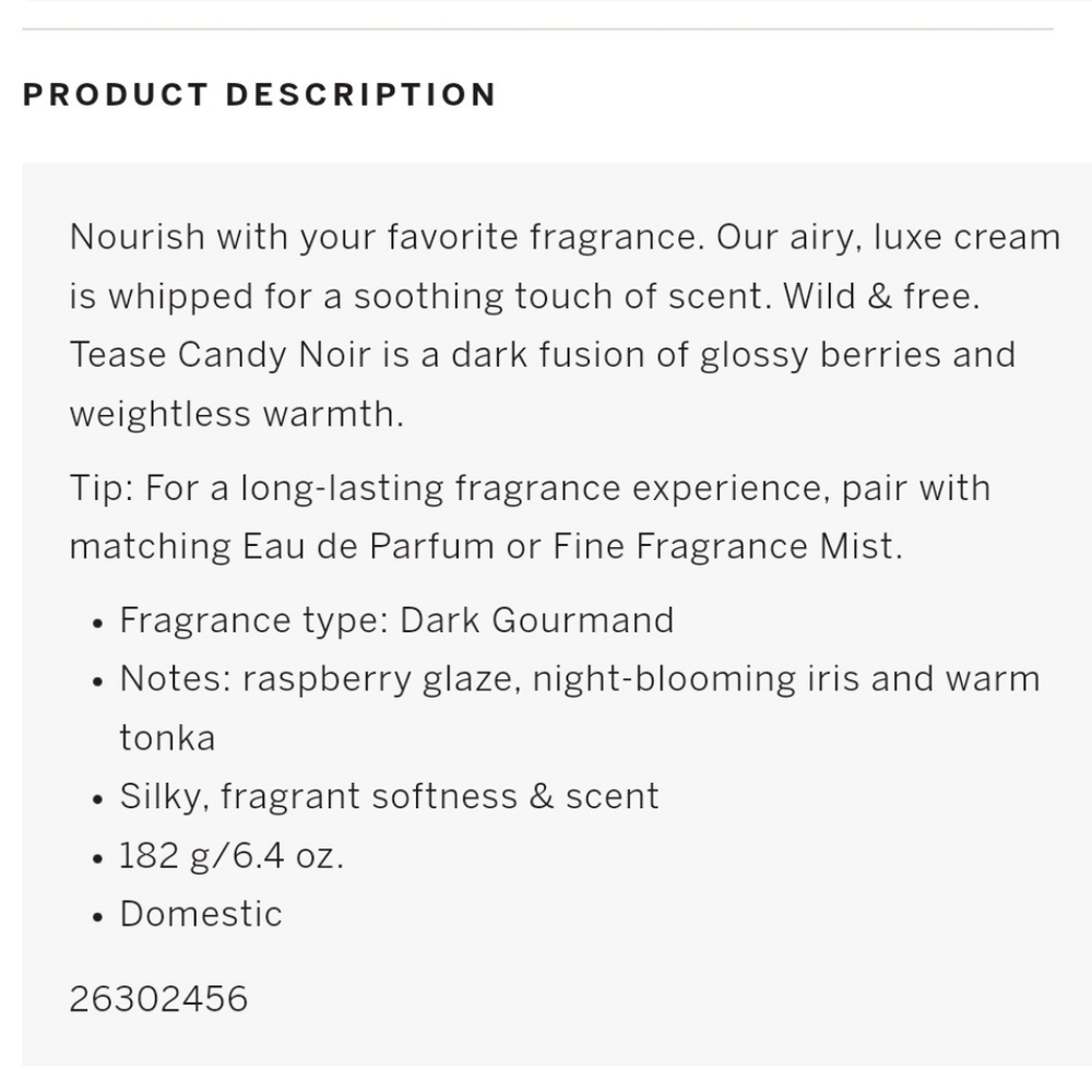 ๐ฅFIRE 50% OFF SALE ๐ฅ๐๐งด NWTโผ๏ธ VS TEASE Set of Bath Crystals & Body Cream - Picture 6 of 11